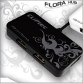 USB HUB Cliptec Flora 4 Port